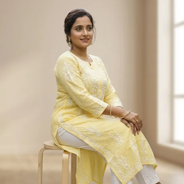 Noor-e-Awadh_Zard_Pure_Modal_Kurti