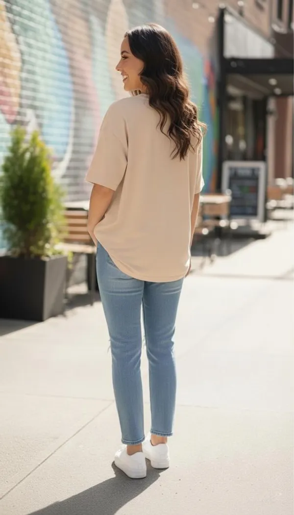 Beige_Cotton_Blend_Round_Neck_Graphic_Print_And_Typography_And_Printed_T_Shirt_For_Women