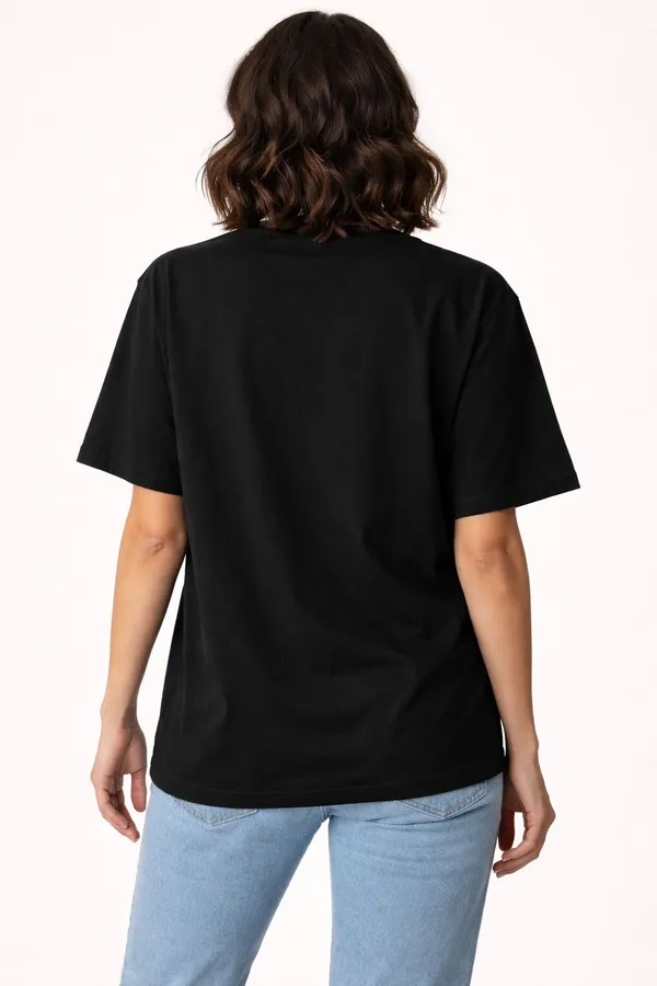 Black_Cotton_Blend_Round_Neck_Graphic_Print_And_Typography_T_Shirt_For_Men