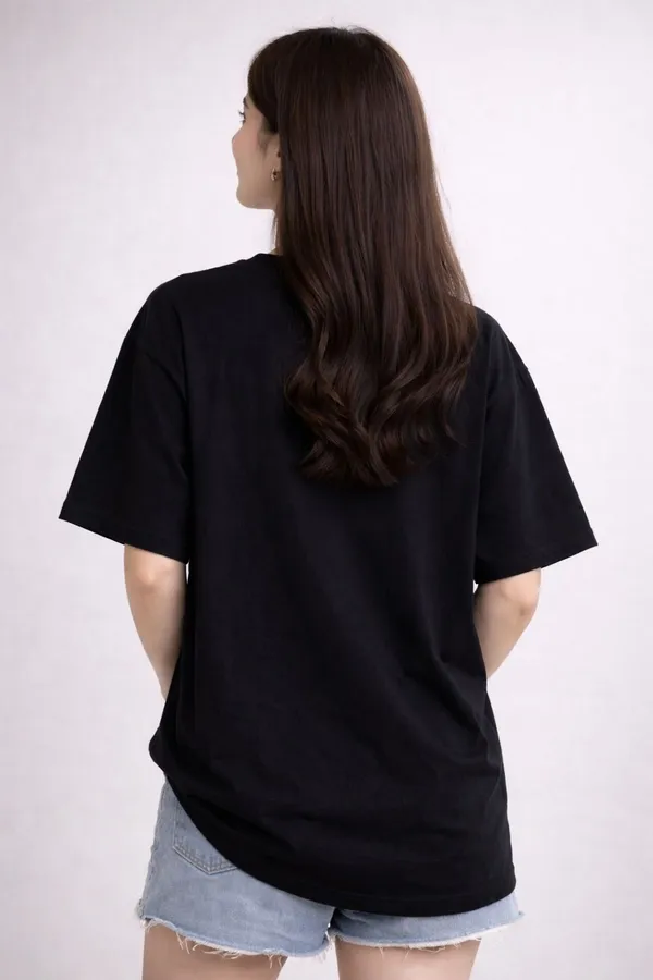Black_Pure_Cotton_Round_Neck_Graphic_Print_T_Shirt_For_Women