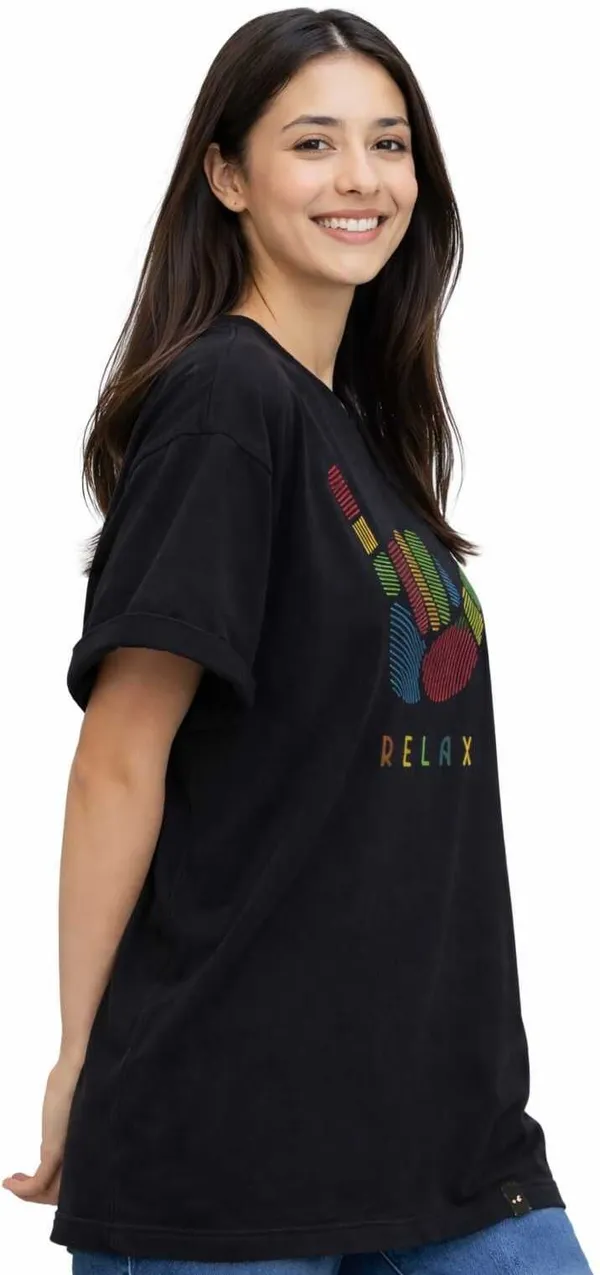 Black_And_Multicolor_Pure_Cotton_Round_Neck_Graphic_Print_And_Typography_T_Shirt_For_Women