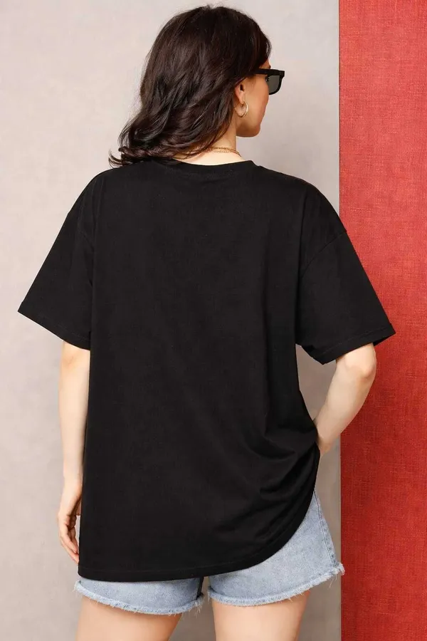 Black_Pure_Cotton_Round_Neck_Graphic_Print_And_Typography_T_Shirt_For_Women