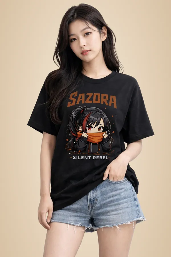 Black_Pure_Cotton_Round_Neck_Graphic_Print_T_Shirt_For_Women