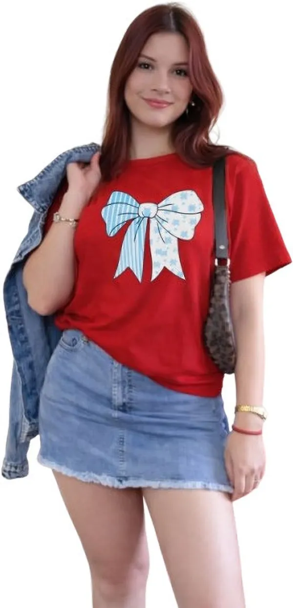 Red_Pure_Cotton_Round_Neck_Graphic_Print_T_Shirt_For_Women