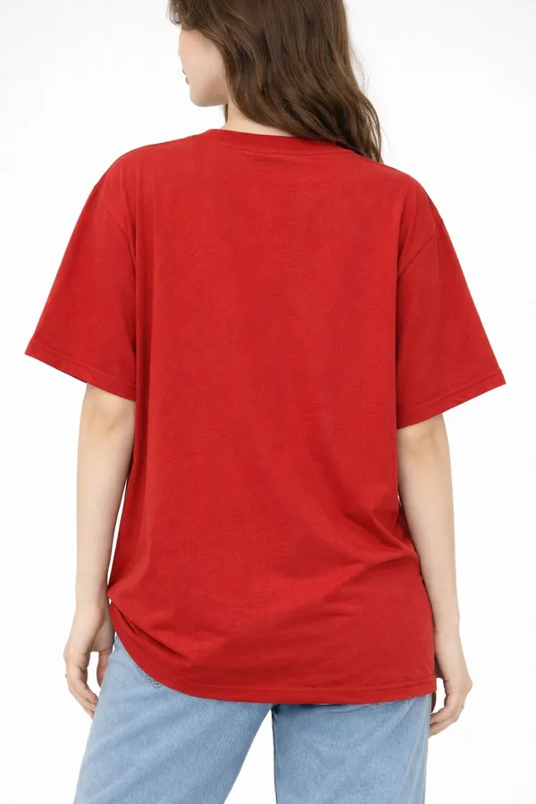 Red_Pure_Cotton_Round_Neck_Graphic_Print_T_Shirt_For_Women