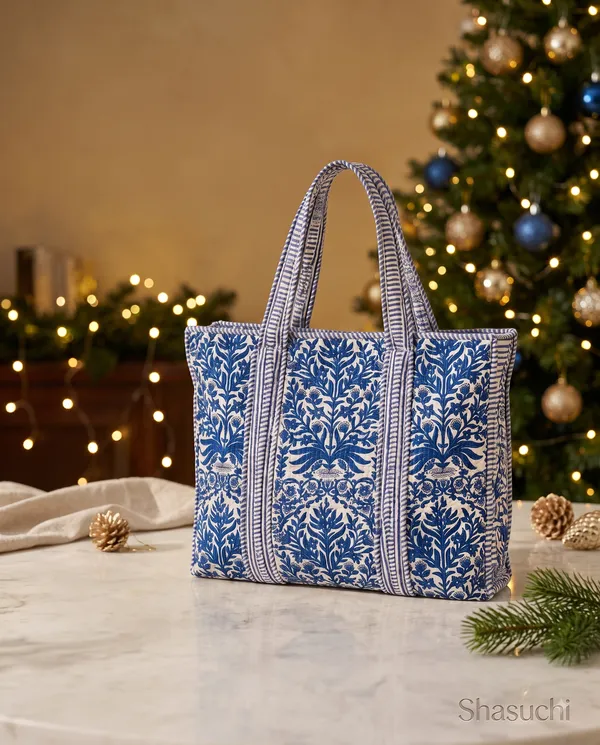 18_×_18_Inches_Large_Quilted_Cotton_Tote_Bag
