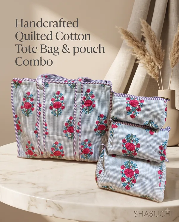Quilted_Cotton_Tote_Bag_&_Utility_Pouch_Set_–_4-Piece_Combo