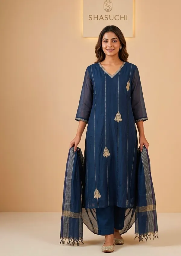Pure_Mul_Chanderi_elegance_with_delicate_handwork_and_timeless_motifs_�_a_graceful_piece_crafted_for_every_occasion.