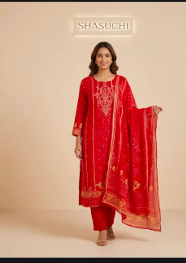 Elegant_festive_kurta_set_with_delicate_silver_thread_work_in_a_beautiful_colour,_perfect_for_festive_celebrations_and_Karwa_Chauth.