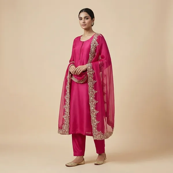 Rani_Dola_Silk_Kurta_Pant_Set_For_Women