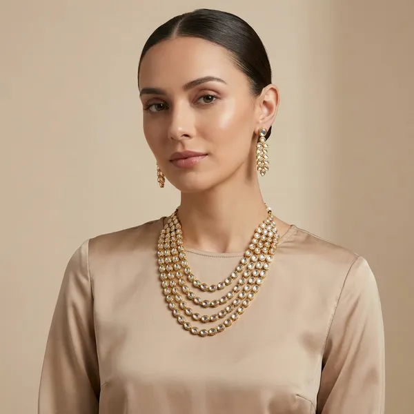 Gold_Plated_Kundan_Traditional_Necklace_Set_With_Earrings_For_Women