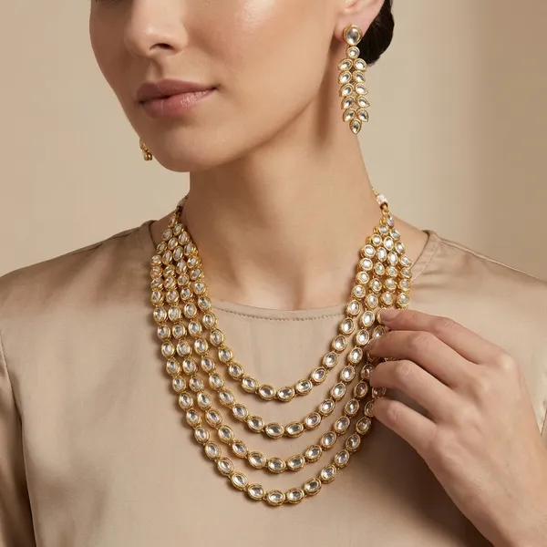 Gold_Plated_Kundan_Traditional_Necklace_Set_With_Earrings_For_Women