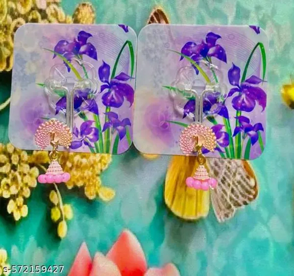 Pink_Alloy_Premium_And_Traditional_Design_Earrings_For_Women