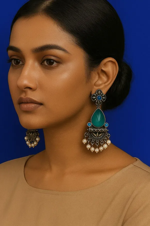Turquoise_Blue_Alloy_Premium_And_Traditional_Design_Earrings_For_Women