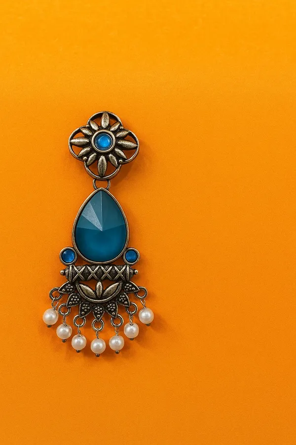 Turquoise_Blue_Alloy_Premium_And_Traditional_Design_Earrings_For_Women