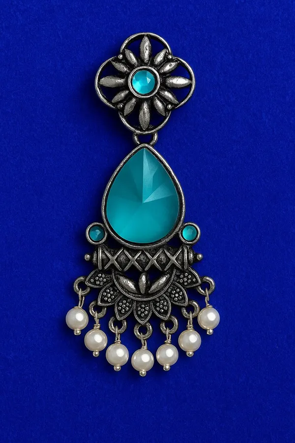 Turquoise_Blue_Alloy_Premium_And_Traditional_Design_Earrings_For_Women