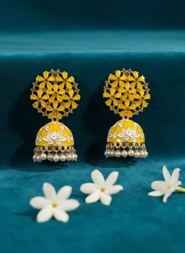 Yellow_Alloy_Premium_And_Traditional_Design_Earrings_For_Girls