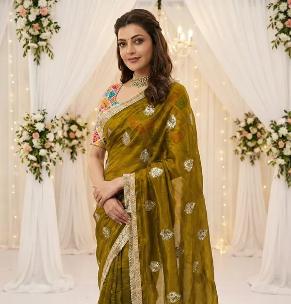 Henna_Green_Embroidered_Silk_Saree_For_Women
