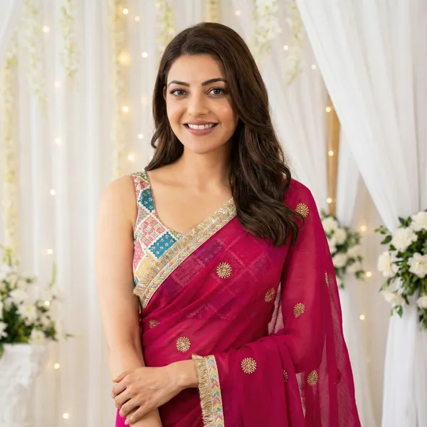 Pink_Embellished_Georgette_Saree_For_Women
