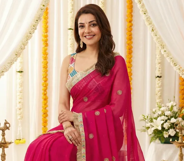 Pink_Embroidered_Georgette_Saree_For_Women