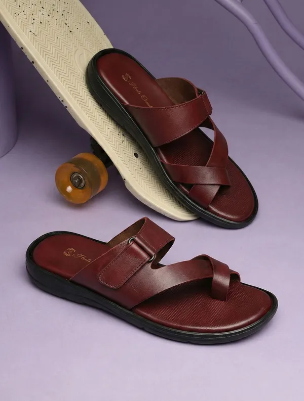Brown_Genuine_Leather_Premium_Casual_Slipper_For_Men