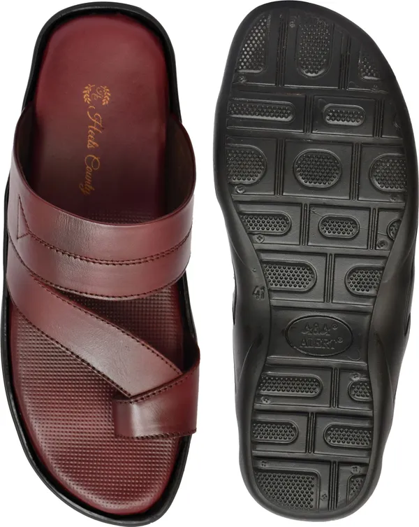 Brown_Genuine_Leather_Premium_Casual_Slippers_For_Men