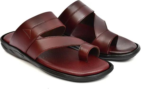 Brown_Genuine_Leather_Premium_Casual_Slippers_For_Men