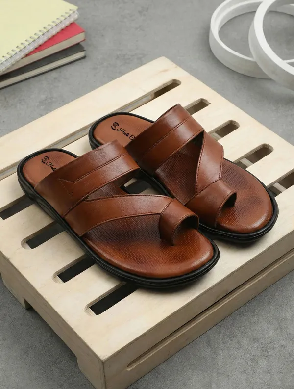 Tan_Genuine_Leather_Premium_Casual_Slippers_For_Men
