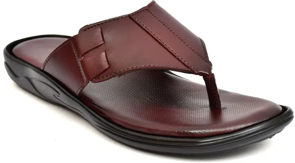 Brown_Genuine_Leather_Premium_Casual_Slippers_For_Men
