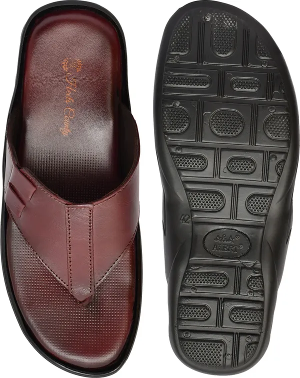 Brown_Genuine_Leather_Premium_Casual_Slippers_For_Men