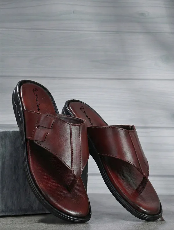 Brown_Genuine_Leather_Premium_Casual_Slippers_For_Men