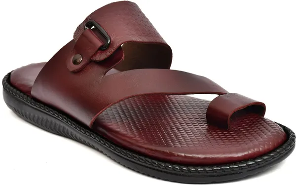 Brown_Genuine_Leather_Premium_Casual_Slippers_For_Men