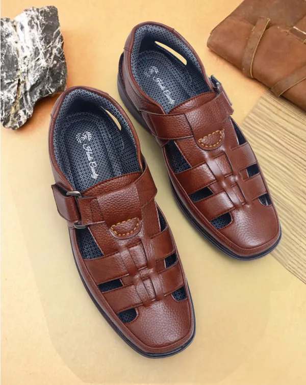 Tan_Genuine_Leather_Premium_Casual_Sandals_For_Men