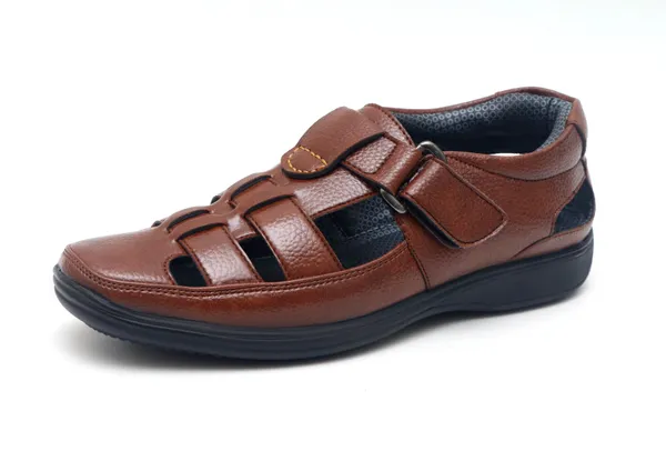 Tan_Genuine_Leather_Premium_Casual_Sandals_For_Men