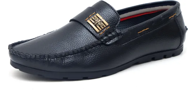 Black_Artificial_Leather_Premium_Casual_Loafers_For_Men
