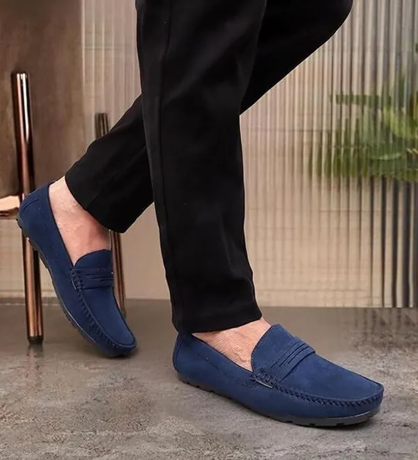 Blue_Suede_Premium_Casual_Loafers_For_Men