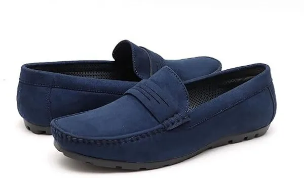 Blue_Suede_Premium_Casual_Loafers_For_Men