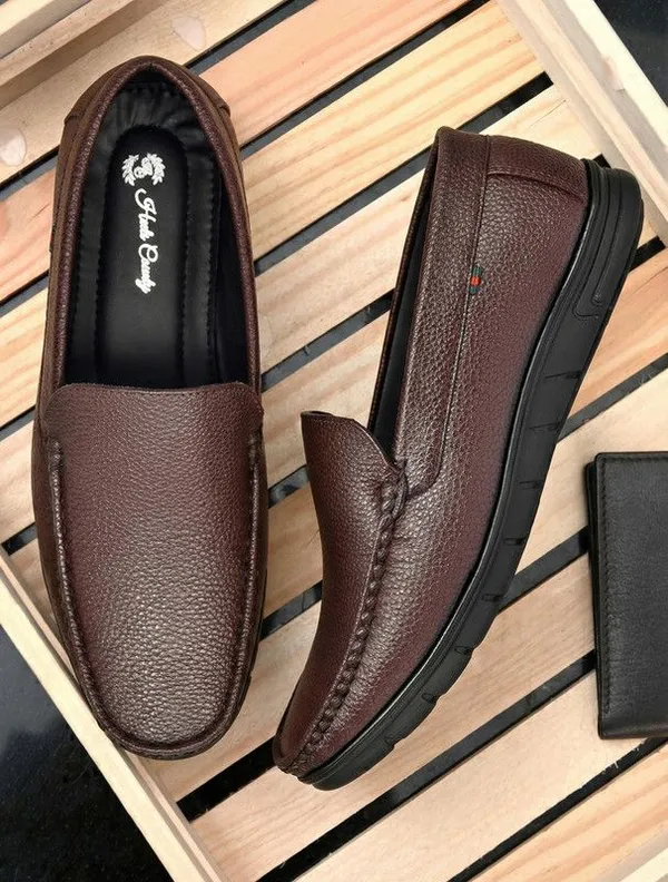 Brown_Artificial_Leather_Premium_Casual_Loafers_For_Men