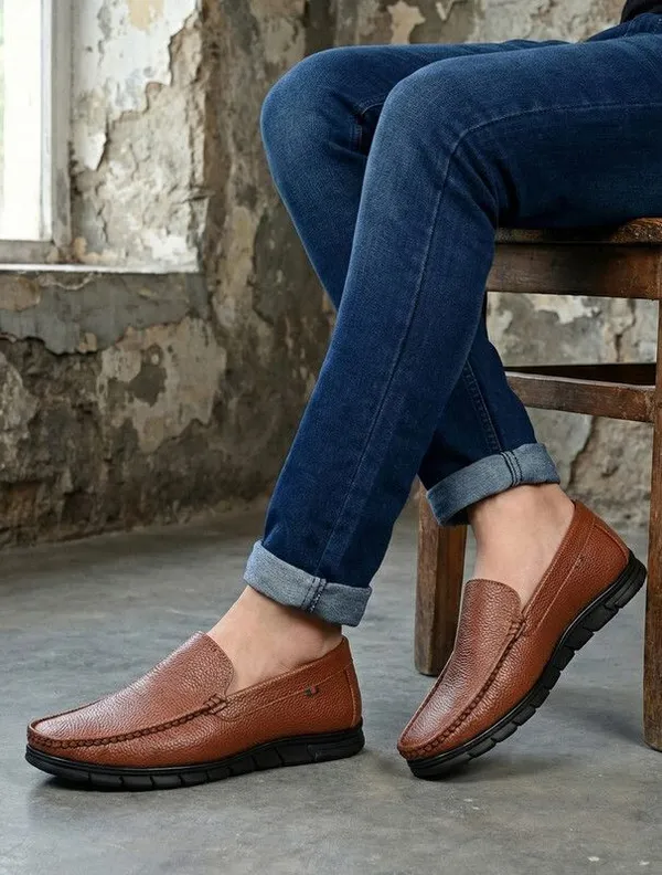 Tan_Artificial_Leather_Premium_Casual_Loafers_For_Men