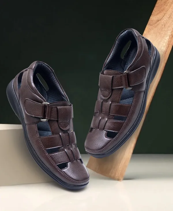 Brown_Synthetic_Leather_Premium_Casual_Sandals_For_Men