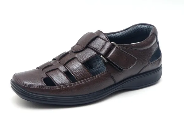 Brown_Synthetic_Leather_Premium_Casual_Sandals_For_Men