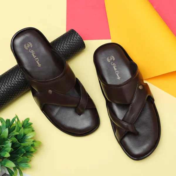 Brown_Genuine_Leather_Solid_Premium_Slippers_For_Men