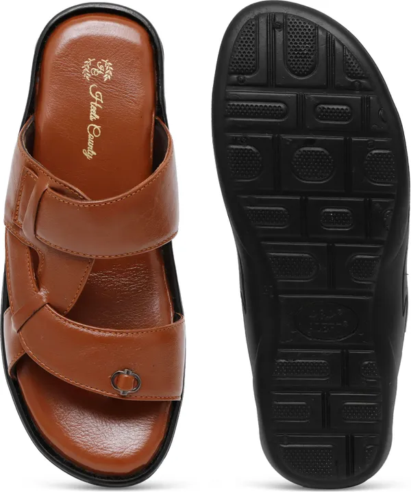 Tan_Leather_Solid_Premium_Slippers_For_Men
