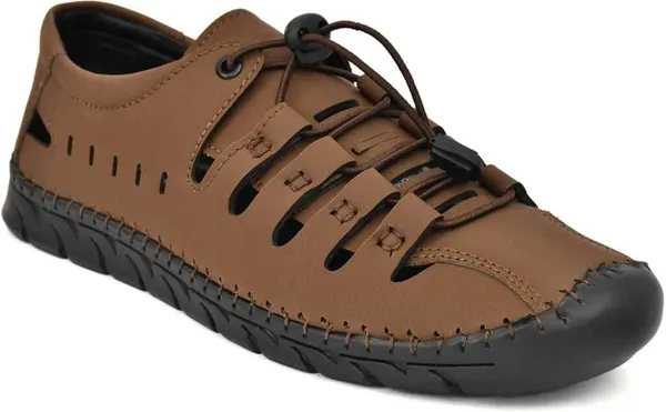 Brown_Artificial_Leather_Premium_Casual_Slide_Sandal_For_Men