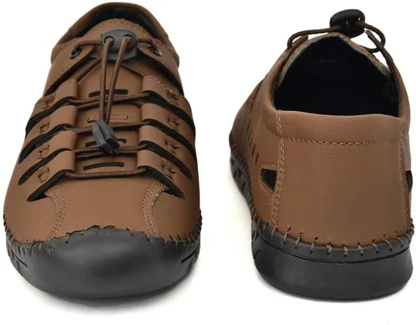 Brown_Artificial_Leather_Premium_Casual_Slide_Sandal_For_Men