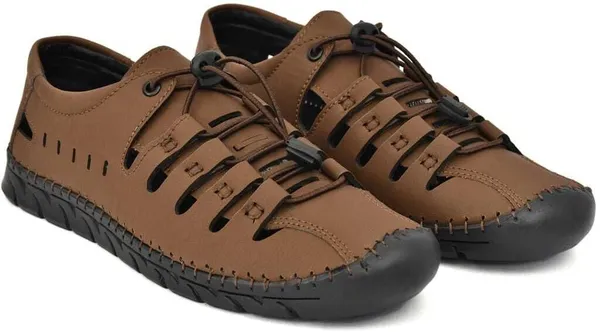 Brown_Artificial_Leather_Premium_Casual_Slide_Sandal_For_Men