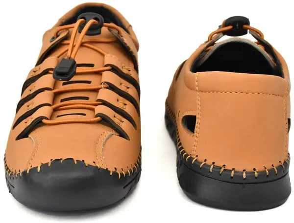Tan_Artificial_Leather_Premium_Casual_Slide_Sandal_For_Men