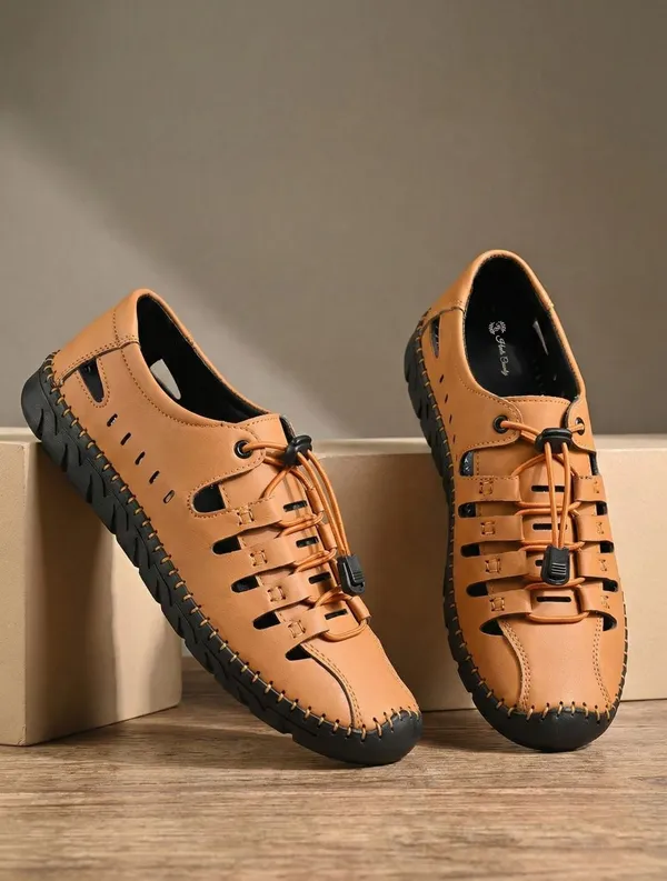 Tan_Artificial_Leather_Premium_Casual_Slide_Sandal_For_Men