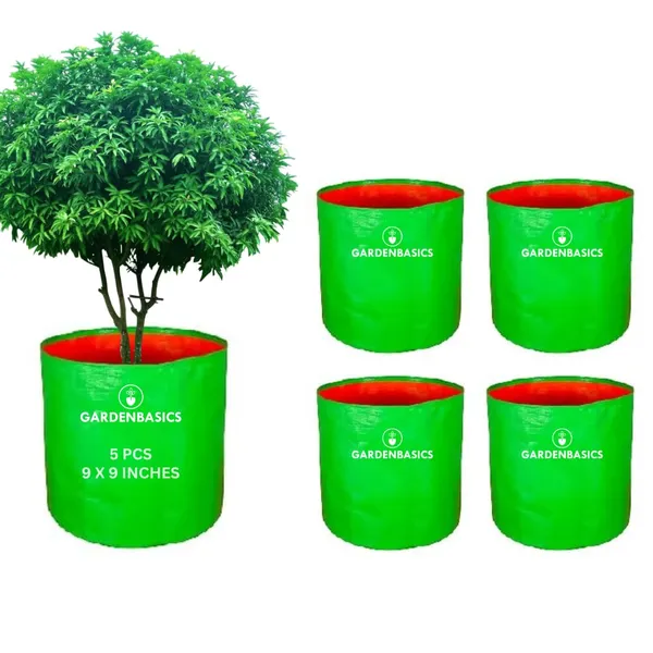 Grow_Bags_260_Gsm_|_Heavy_Duty_|_Uv_Protected_|_Hdpe_Plant_Pots_For_Home_Garden_|_Reusable_Plants_Growing_Bags_For_Terrace_Gardening_For_Vegetables_(5_Pcs_9_X_9_Inches)