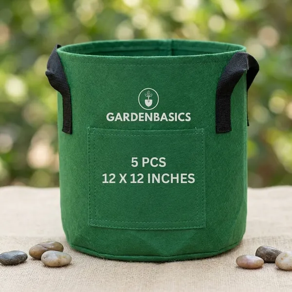 Geo_Fabric_Grow_Bags_|_400_Gsm_Thickened_Nonwoven_Plant_Grow_Bags_|_Grow_Pots_For_Plants_|_Planting_Bags_For_Vegetables_Growing_With_Handles_(5_Pcs_12_X_12_Inches)
